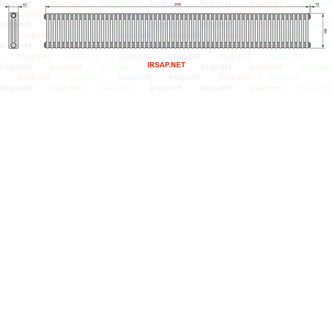 Радиатор IRSAP Tesi 30450/60 T22 CL 01